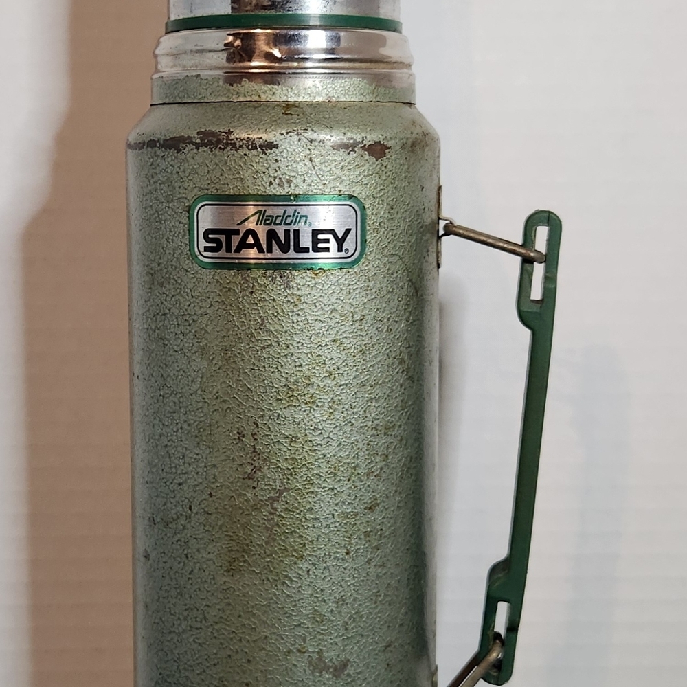 Stanley Green Aladdin Vintage Thermos